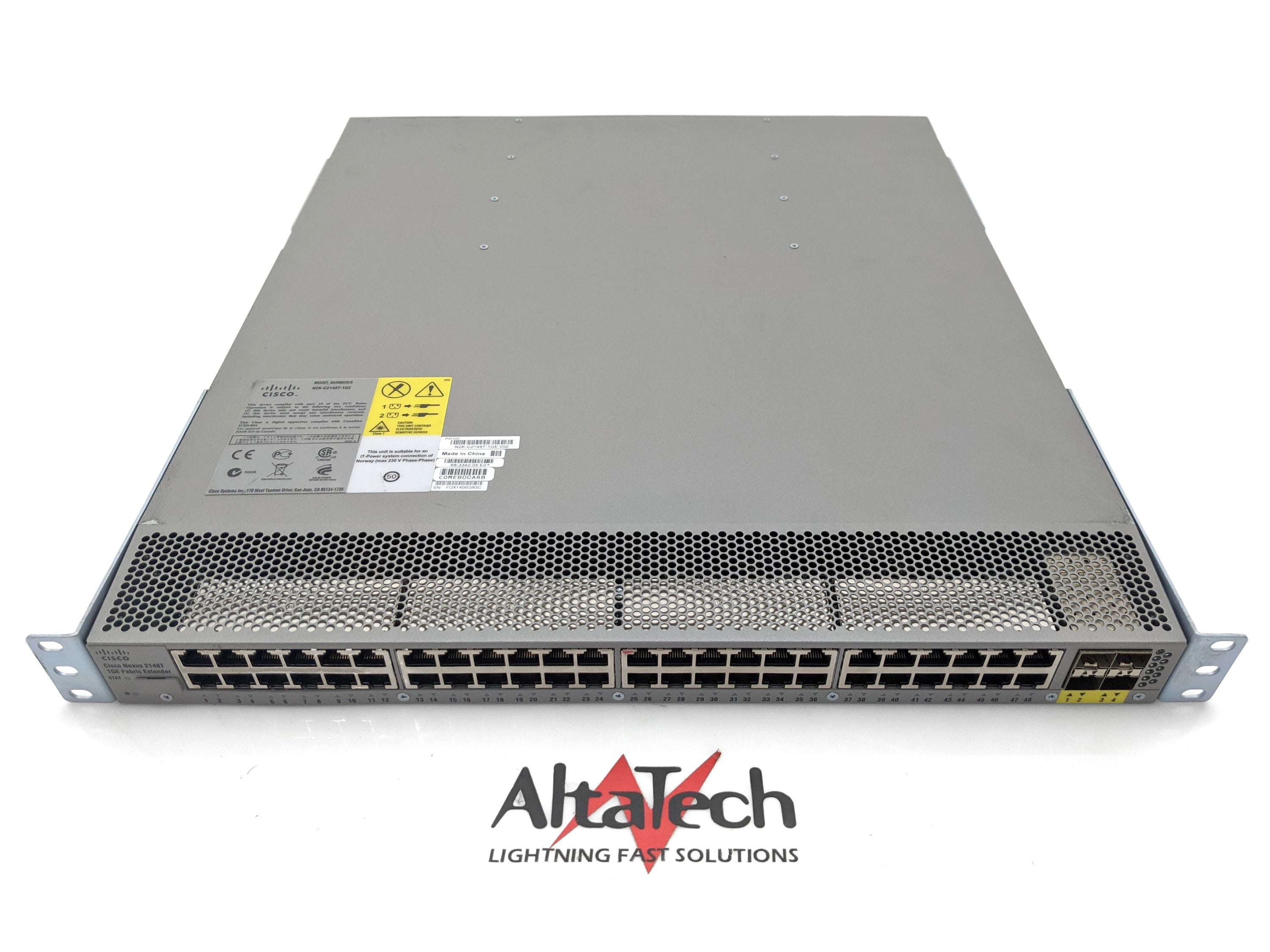 Cisco Nexus 2148T 48-Port 1000BASE-T Fabric Extender Switch