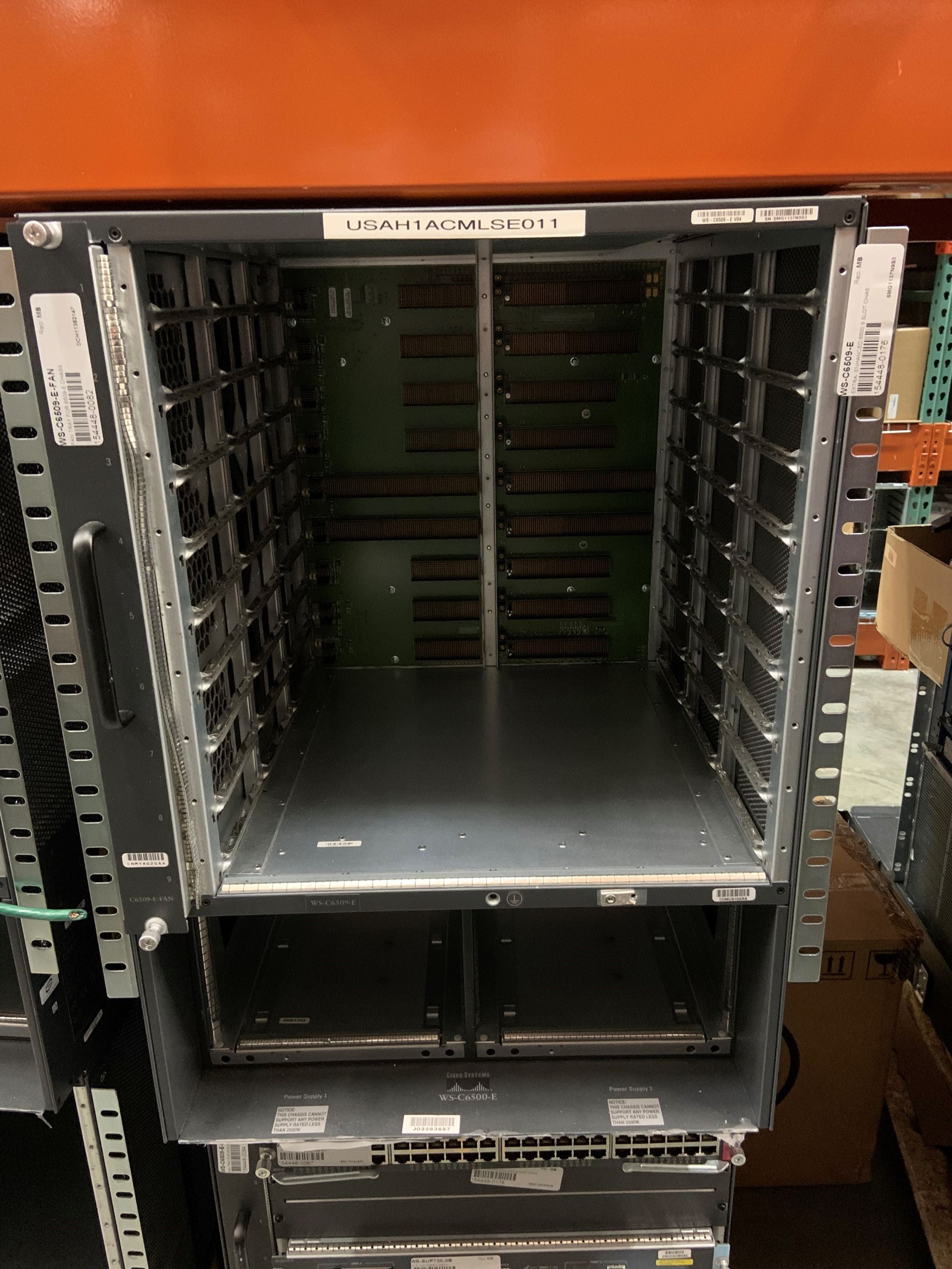 WS-C6509-E Catalyst 6500 Enhanced 9-slot chassis 15RU