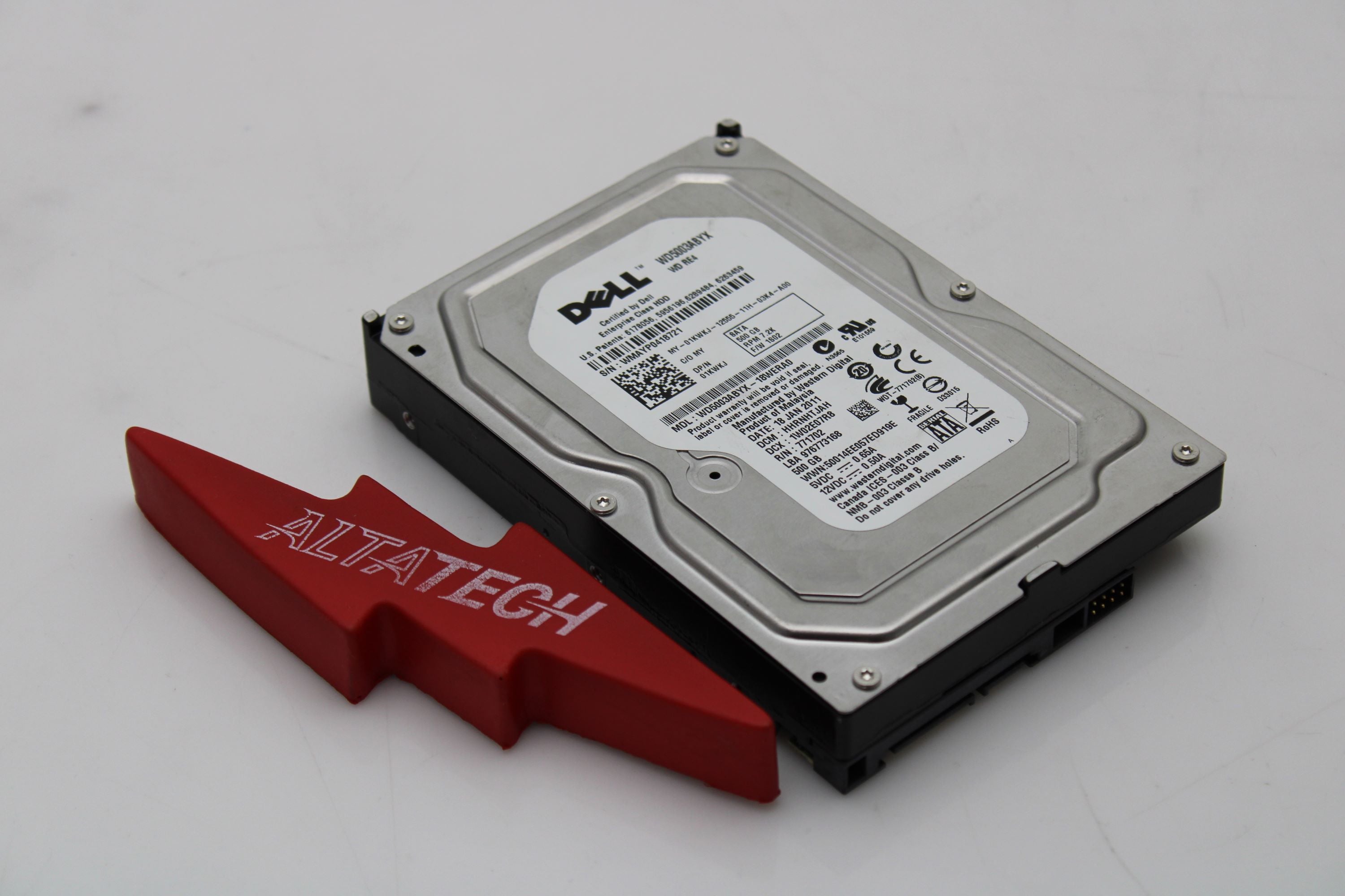 Disque Dur HDD Dell 500GB 7.2K SATA - Modèle 1KWKJ Reconditionné, Testé Et Fonctionnel