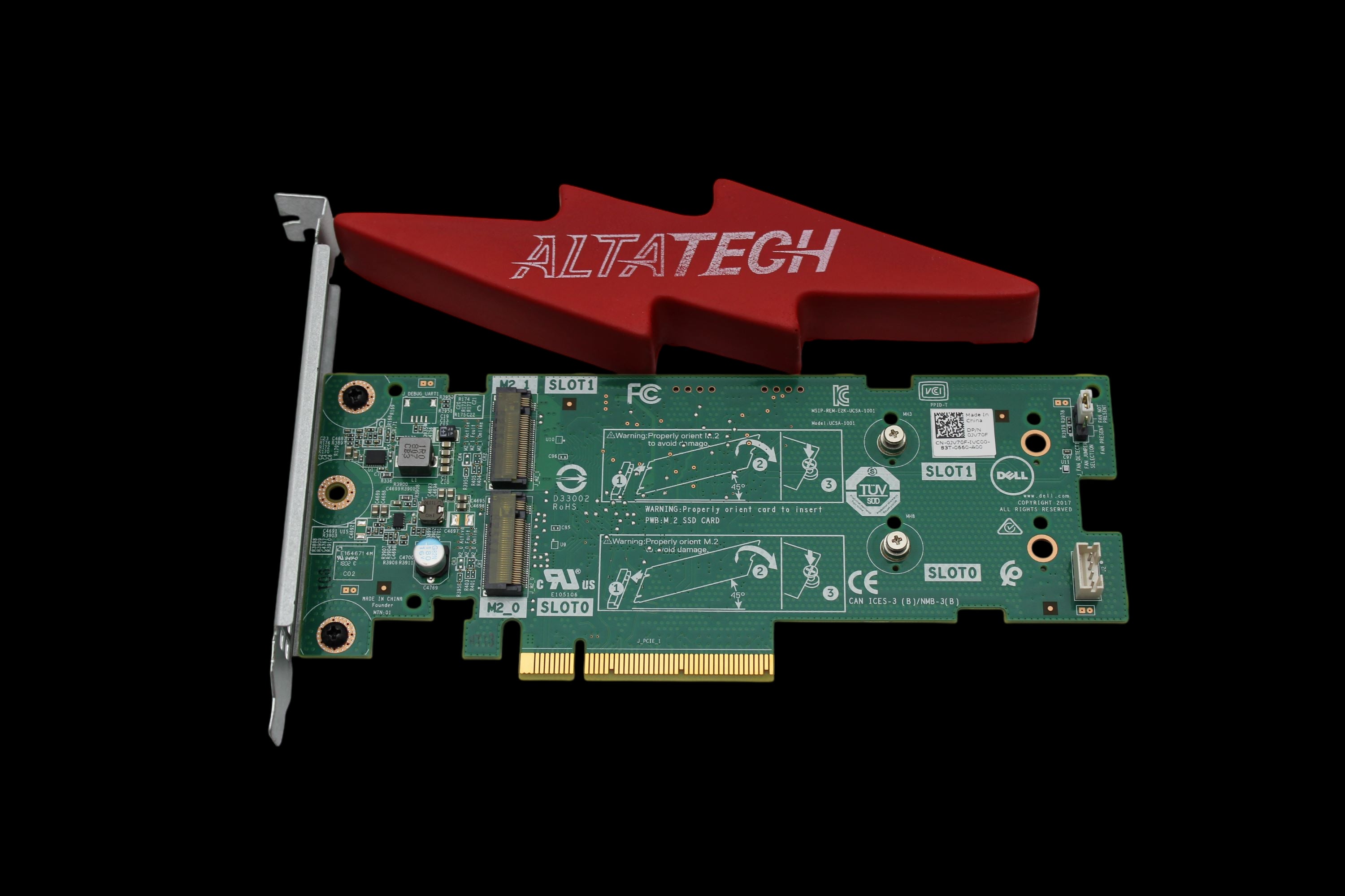 Dell 0M7W47 Boss Controller 2X M.2 SATA PCI-E FH