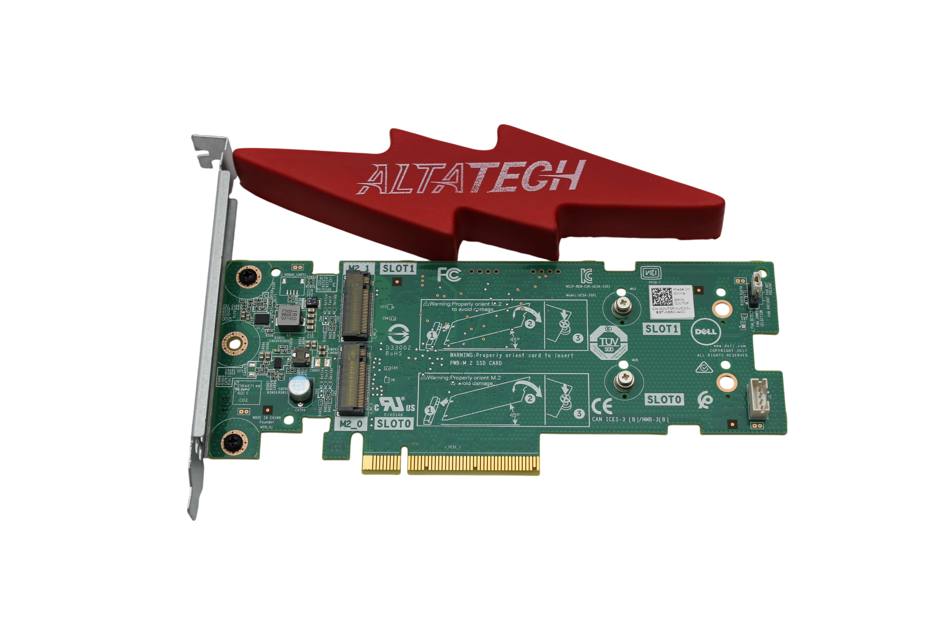 Dell 0M7W47 Boss Controller 2X SATA PCI-E FH