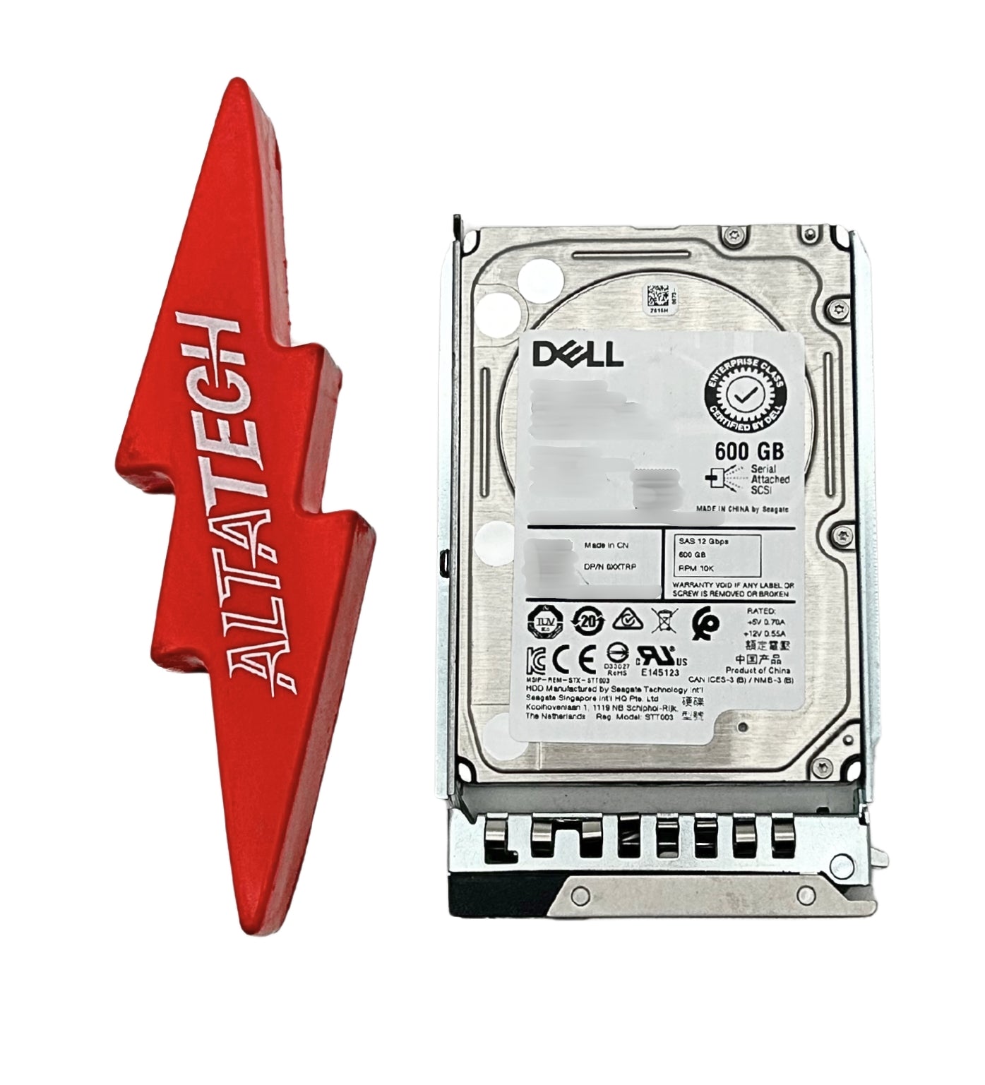 thumbnail image 2 of Dell 600GB 10K RPM SAS 12Gbps 2.5" Server Hard Drive – ST600MM0069, EXOS, Gen14 Ready 2 of 6