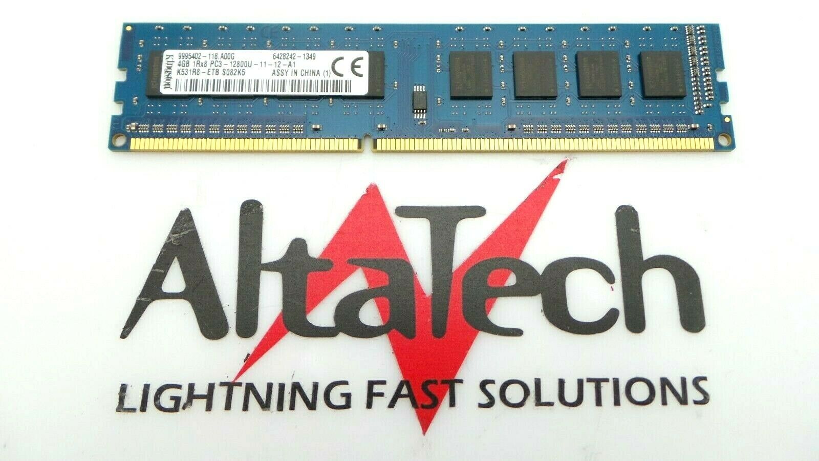 Kingston K531R8-ETB RAM 4GB PC3-12800U DDR3-1600 1RX8 N-ECC