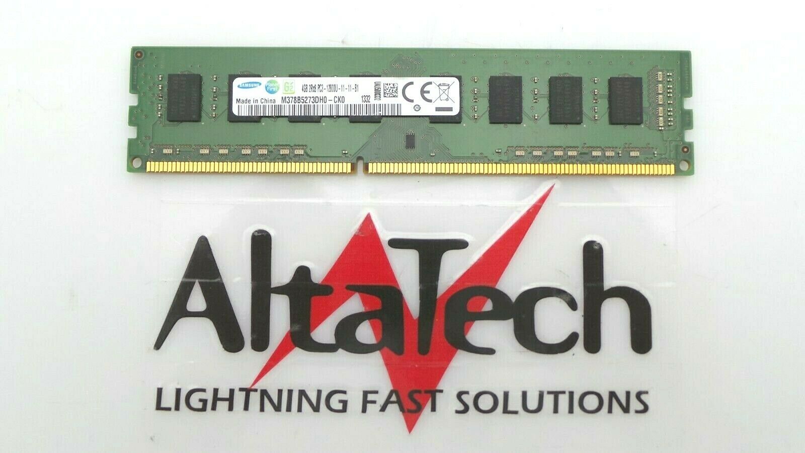 Samsung 4GB 2Rx8 PC3-12800U DDR3-1600 Memory M378B5273DH0-CK0 | Alta Technologies