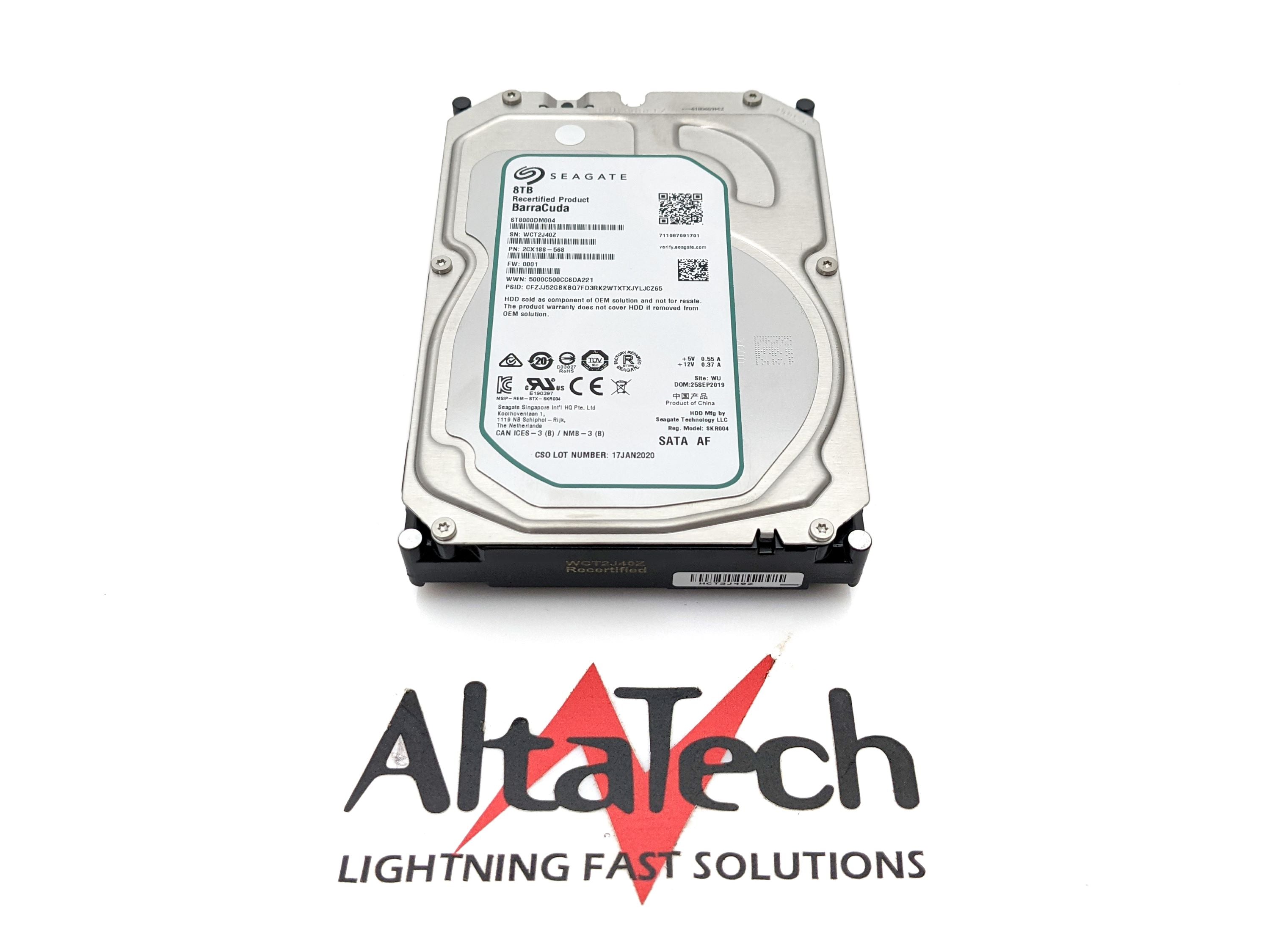 HDD 8TB Recertified HDD ST8000DM004 3-