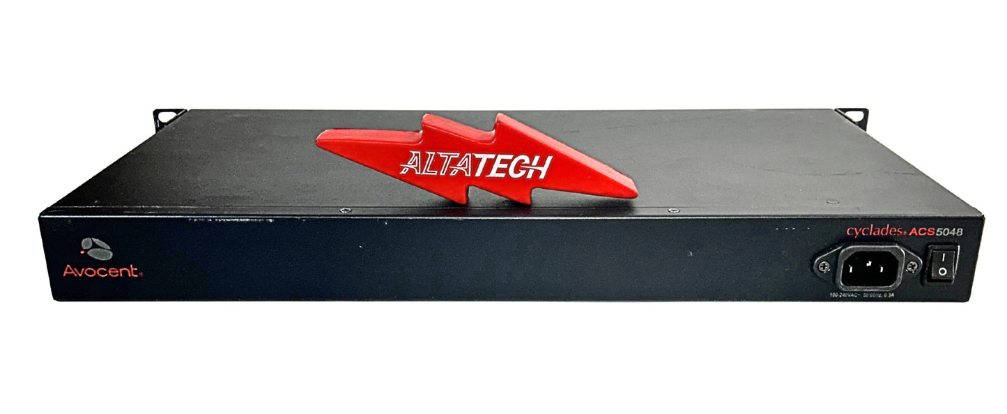 10GTEK ACS5048 AVOCENT Cyclades ACS5048 48 Port Console Server, Used