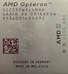 AMD 0S2350WAL4BGH 2.0GHZ/2MB/75W/4C AMD Opteron 2350, Used