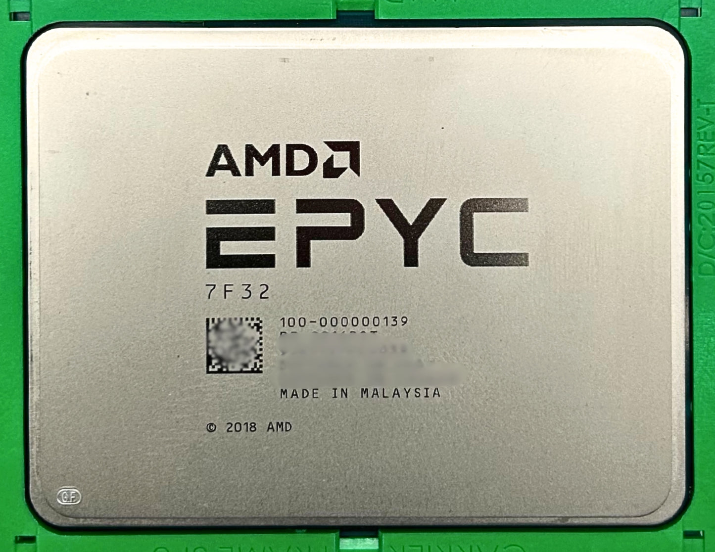 AMD 100-000000139 3.7GHZ/128MB/180W/8C EPYC 7F32, Used