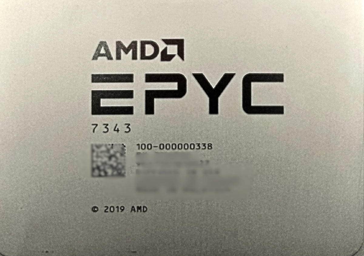 AMD 100-000000338 3.2GHZ/128MB/190W/16C EPYC 7343 ** Dell Locked **, Used