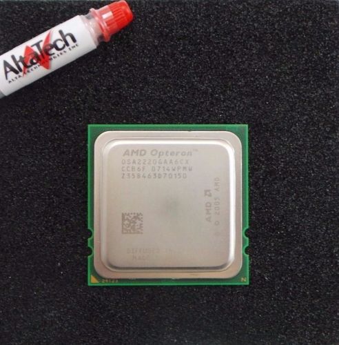 AMD 371-2501 Opteron 2220 Dual-Core 2.8GHz Processor w/ Thermal Grease, Used