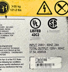 APC AP9626 STEP-DOWN TRANSFORMER RM 2U 208V, Used