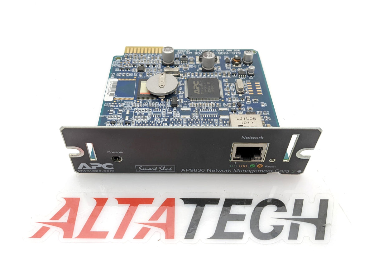 APC AP9630 Smart slot 2 Network Management Card for UPS, Used