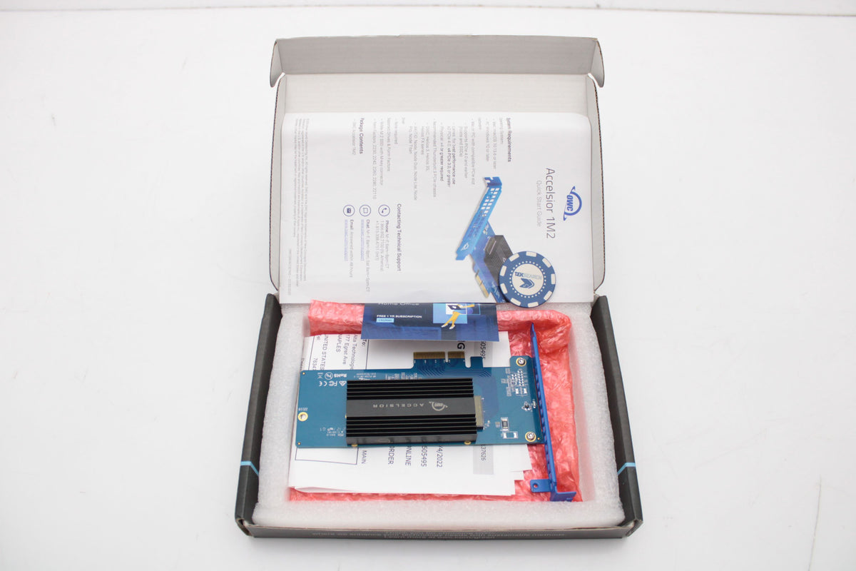 Apple OWCSACL1M04 ACCELSIOR 1M2 w/ 4TB NVME M.2 2280, New Open Box