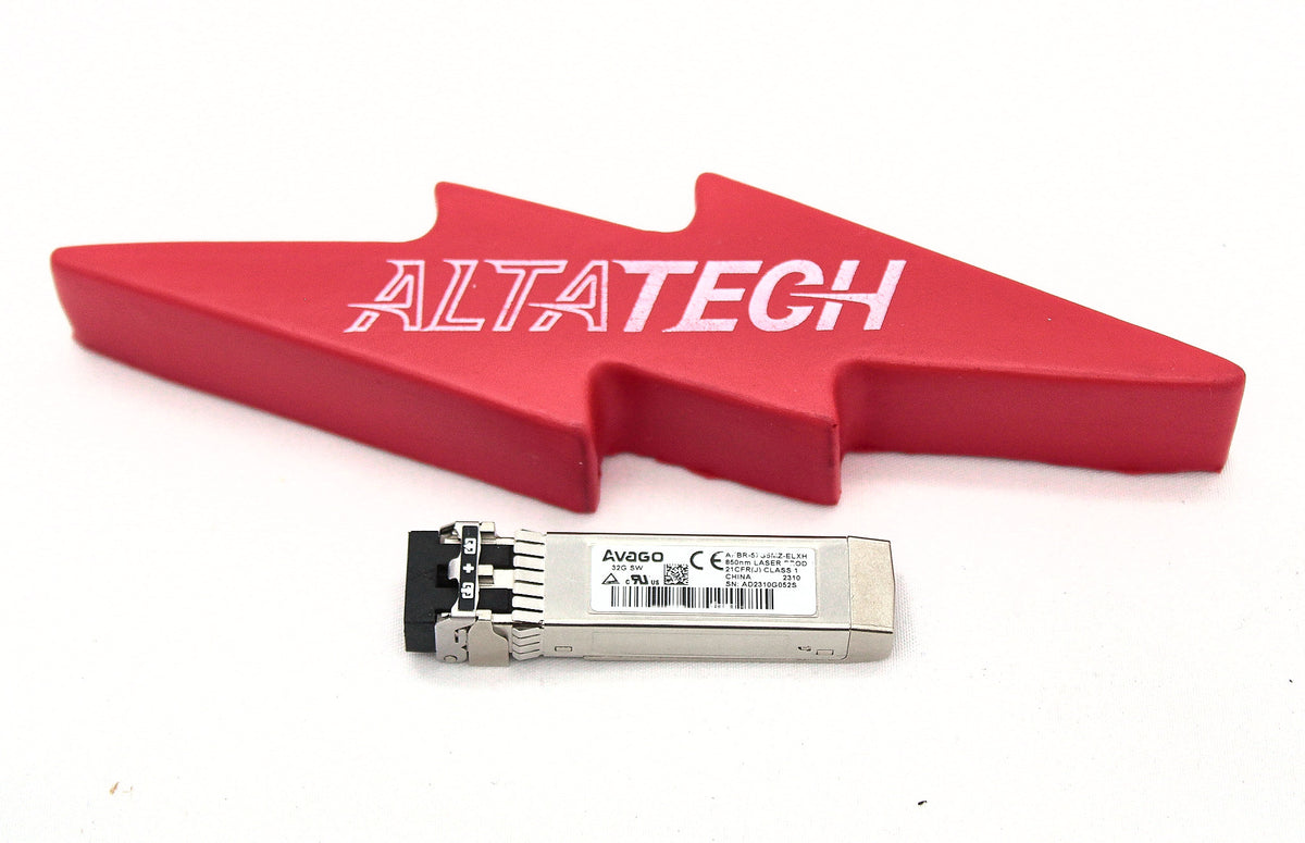 Avago AFBR-57G5MZ-ELXH 32GB SFP+ Avago SR 850nm MMO FC Optical Transceiver, Used