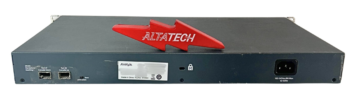 AVAYA 3526T-PWR+ 3526T PWR 24P POE GIGABIT ETHERNET SWITCH, Used