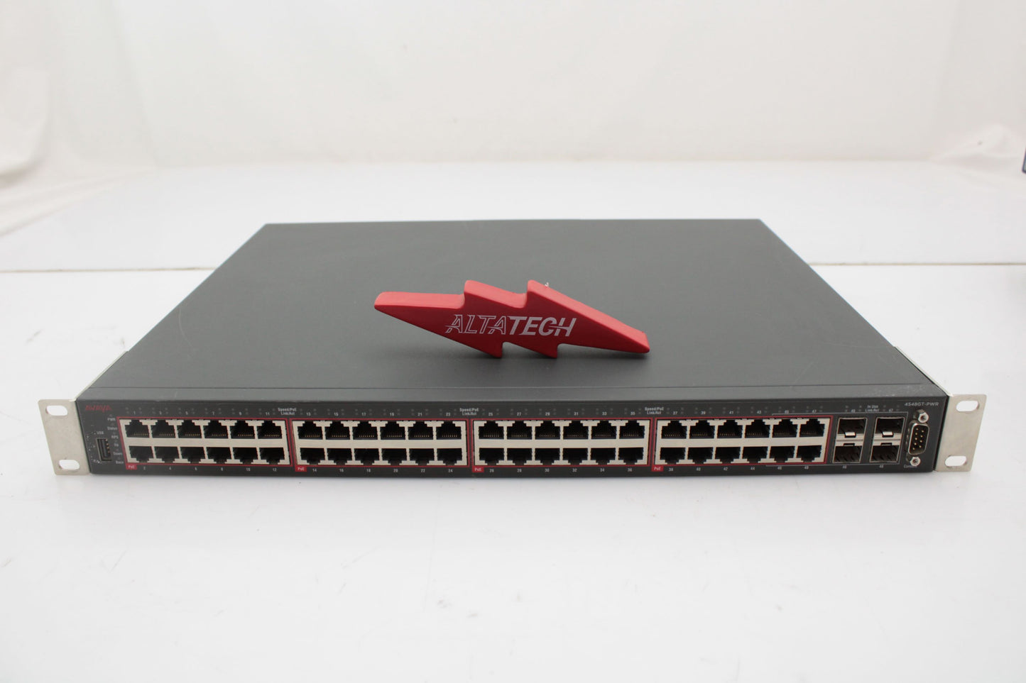 Avaya 4548GT-PWR Avaya Nortel 4548GT-PWR 48 Port PoE Ethernet Gigabit Switch, Used