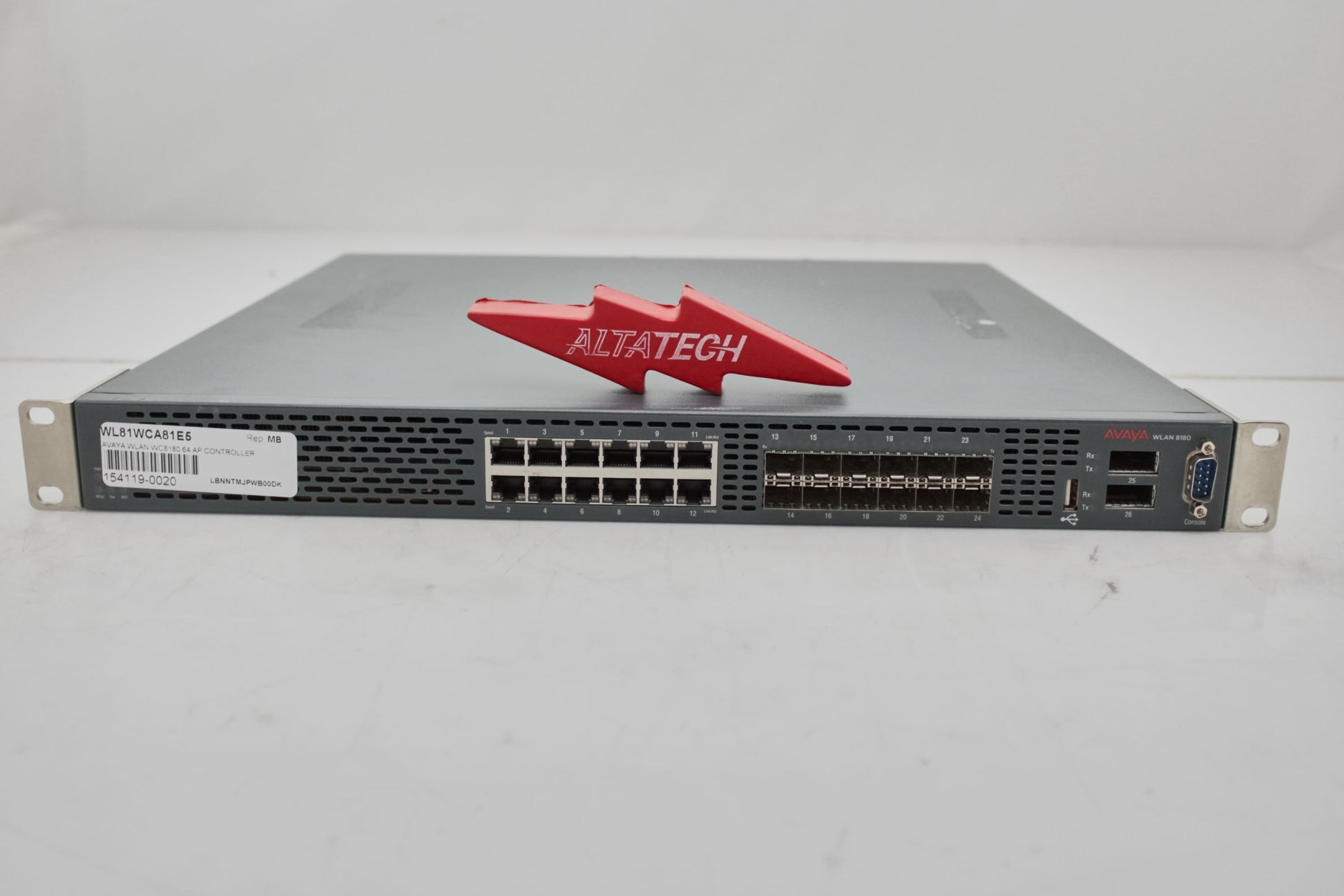 Avaya WL81WCA81E5 WLAN WC8180 64 AP CONTROLLER, Used