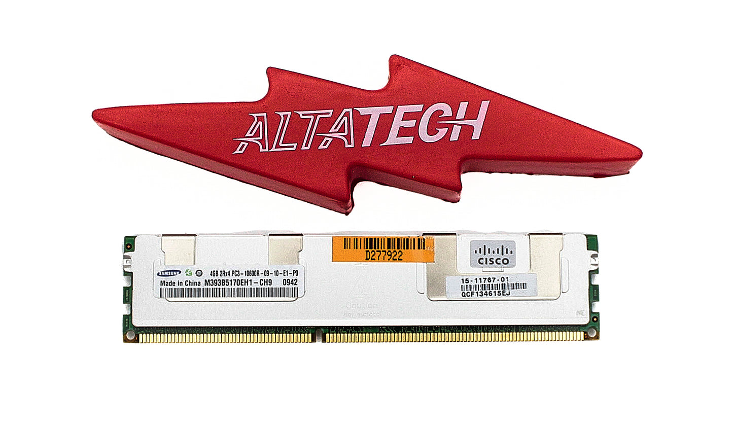 Cisco 15-11767 4GB PC3-10600R 2Rx4 ECC, Used
