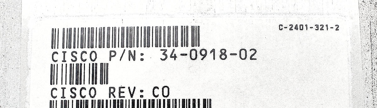 Cisco 34-0918-02 CISCO CATALYST 6000/6500 1300W POW, Used