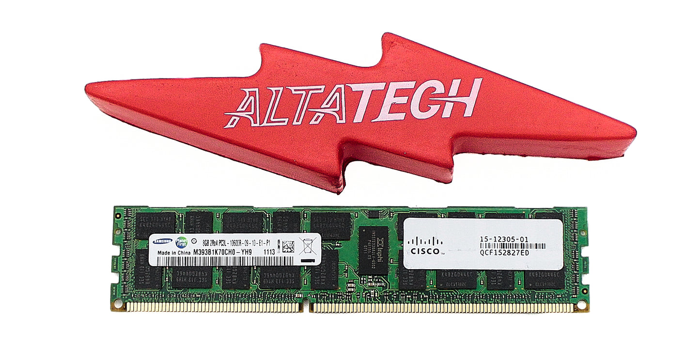 Cisco A02-MEMKIT-008A 8GB PC3L-10600R DDR3-1333 2RX4 ECC, Used