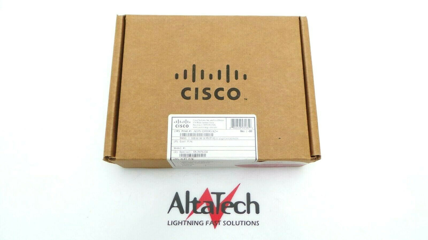 Cisco A03V-D300GA2_NOB Toshiba 300GB 10K SAS 2.5" Hard Drive, New Open Box