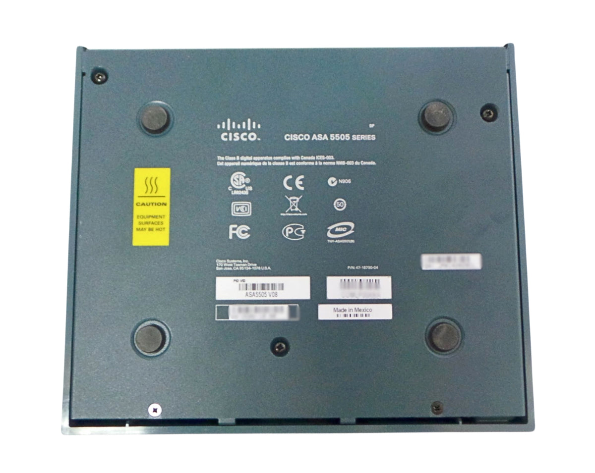 Cisco ASA5505-BUN-K9_2 ASA5505-BUN-K9 8-Port 10 User Firewall Security Appliance, Used
