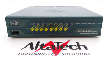 Cisco ASA5505-BUN-K9_ASIS ASA5505-BUN-K9 8-Port 10 User Firewall Security Appliance, Used