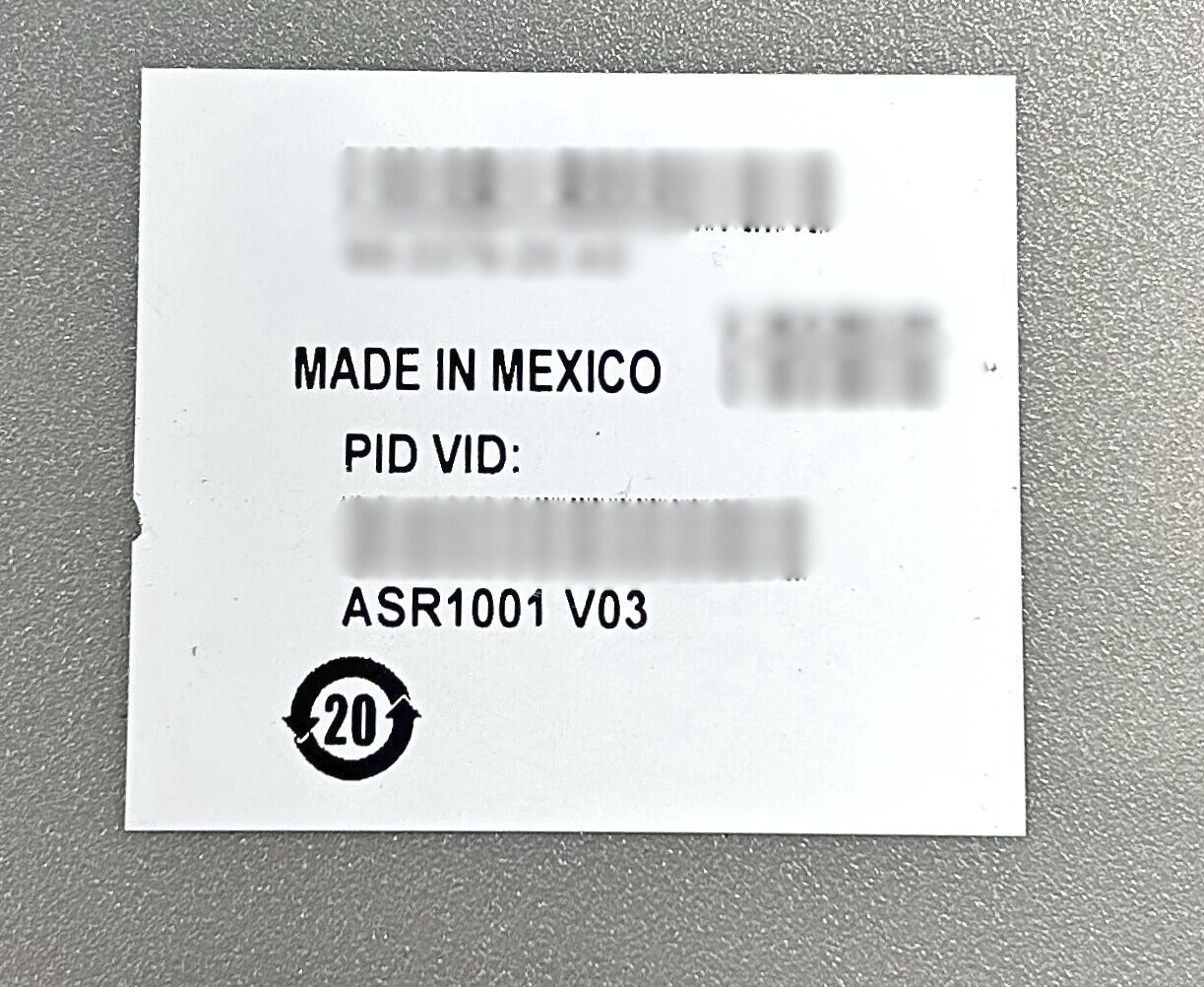 Cisco ASR1001 ASR1001 Cisco Aggregation Service Router, Used