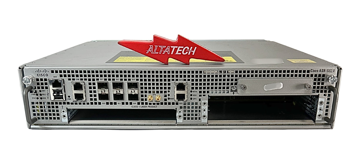 Cisco ASR1002-X ASR1000 Series Router 6xPort GE with Dual AC, Used