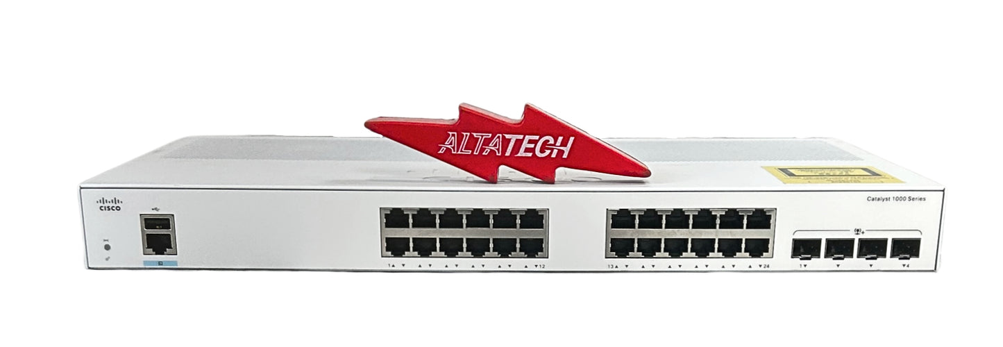 Cisco C1000-24T-4X-L Catalyst 1000 24 Port GE, 4X10G SFP, Used