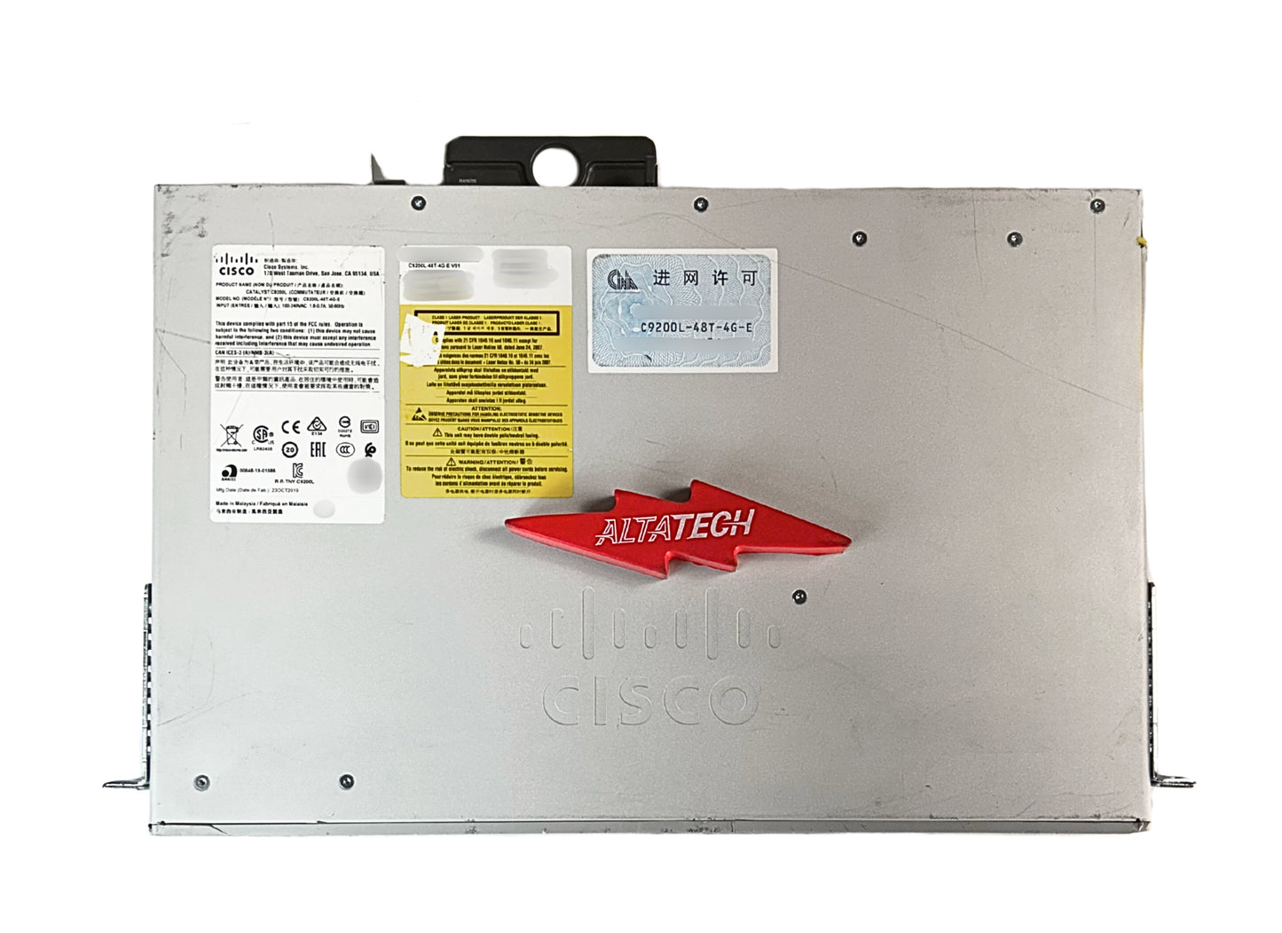 Cisco C9200L-48T-4G-E Catalyst 9200L 48-port data, 4x1G, Network Essentials Managed Switch, Used