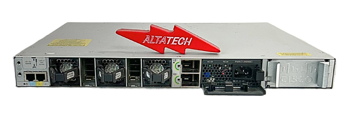 Cisco C9300-48T-E Catalyst 9300 48x1G Ports Network Essentials, Used