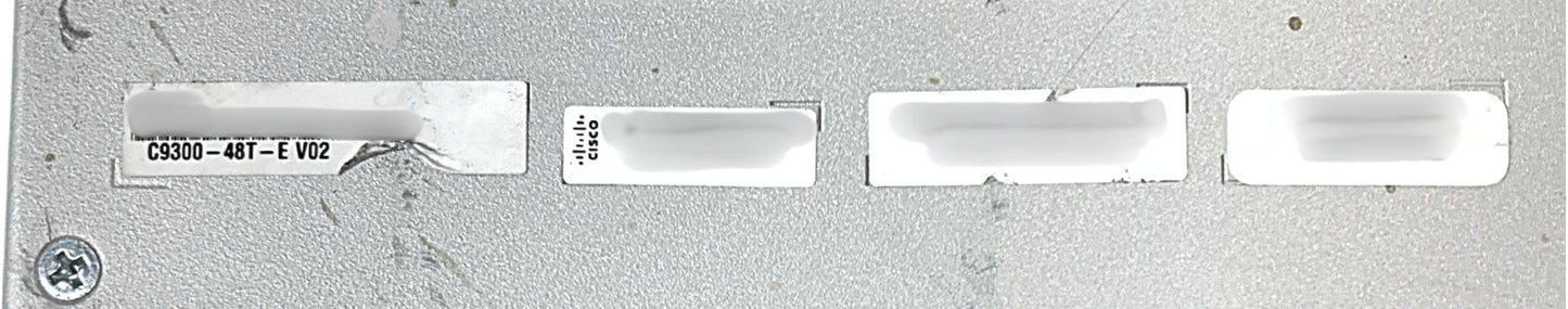 Cisco C9300-48T-E Catalyst 9300 48x1G Ports Network Essentials, Used