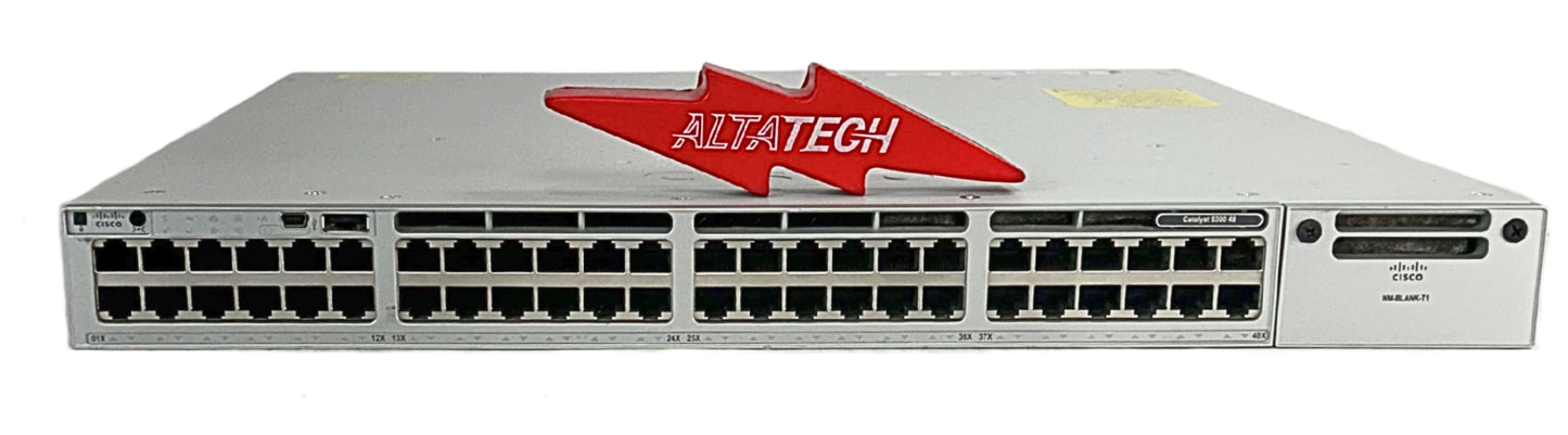 Cisco C9300-48T-E Catalyst 9300 48x1G Ports Network Essentials, Used