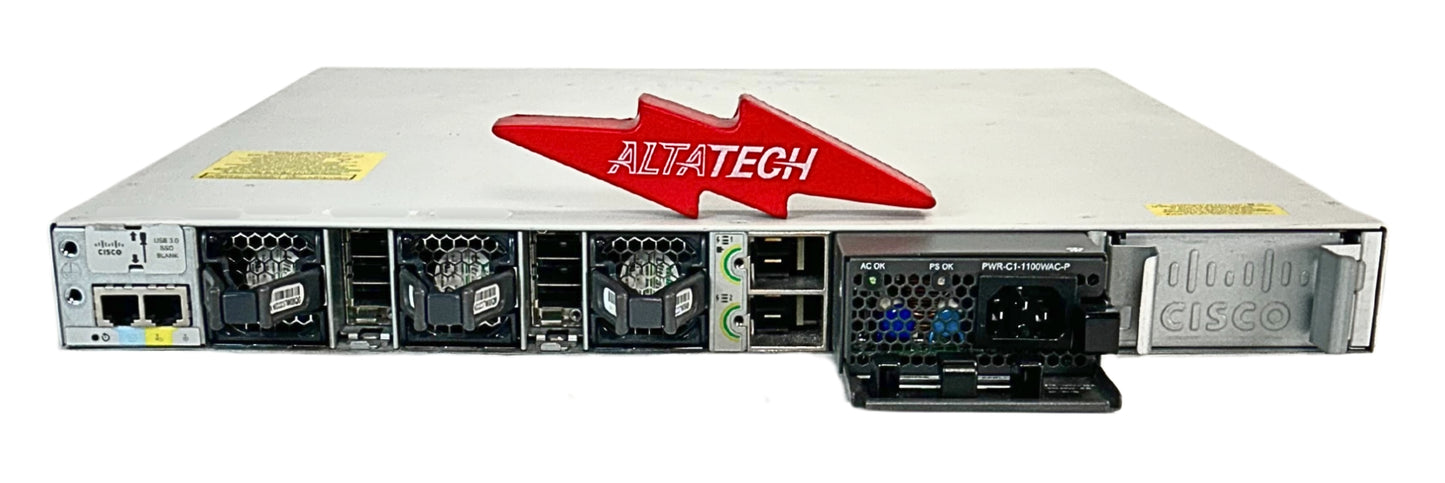 Cisco C9300-48UN-E Catalyst 9300 48-port of 5Gbps Network Essentials, Used