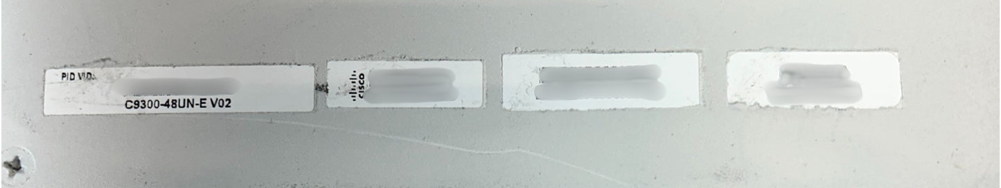 Cisco C9300-48UN-E Catalyst 9300 48-port of 5Gbps Network Essentials, Used