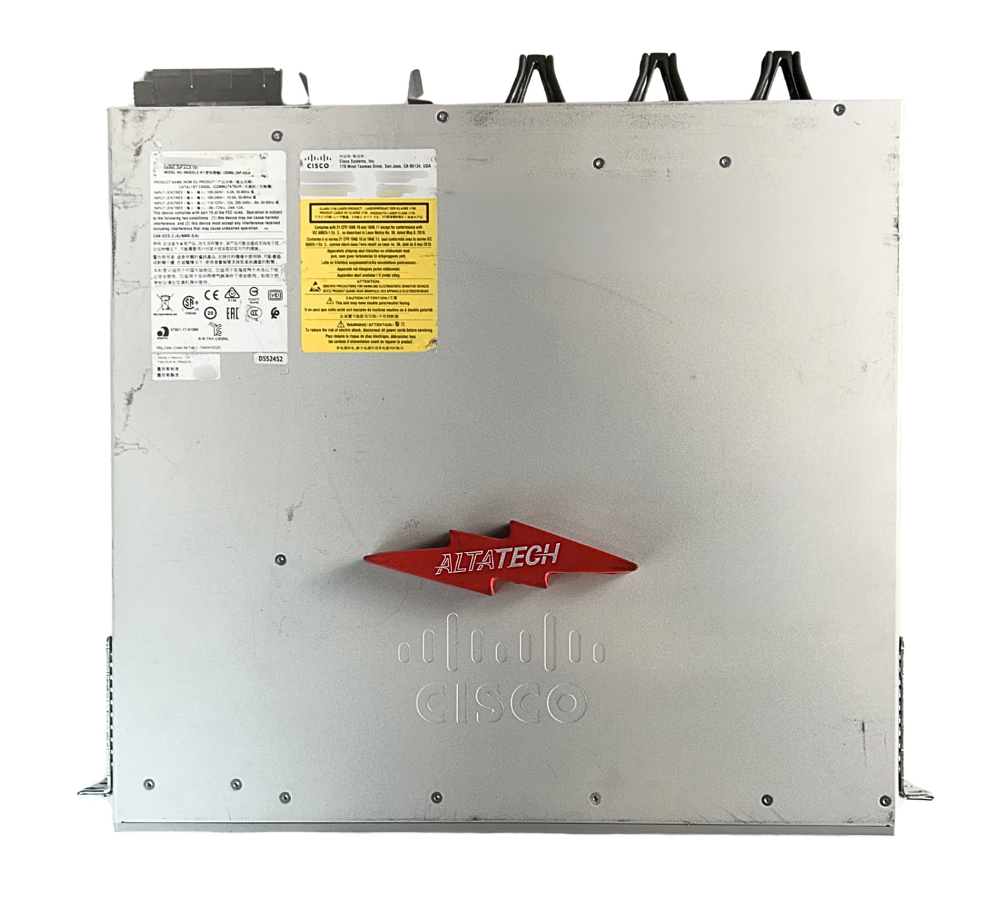 Cisco C9300L-24P-4G-A 24-Ports PoE+ 4x1G Fixed Uplinks Managed Ethernet Switch, Used