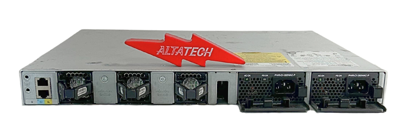 Cisco Cisco C9300L-48T-4G-E Cisco 9300L Switch 48 Port Gigabit 4 SFP 1G Network Essentials, Used