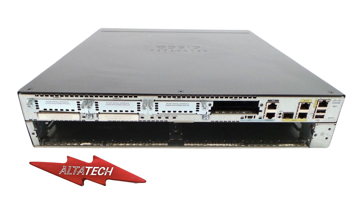 Cisco CISCO2921/K9 2900 Series 3-Port Gigabit Wired Router, Used