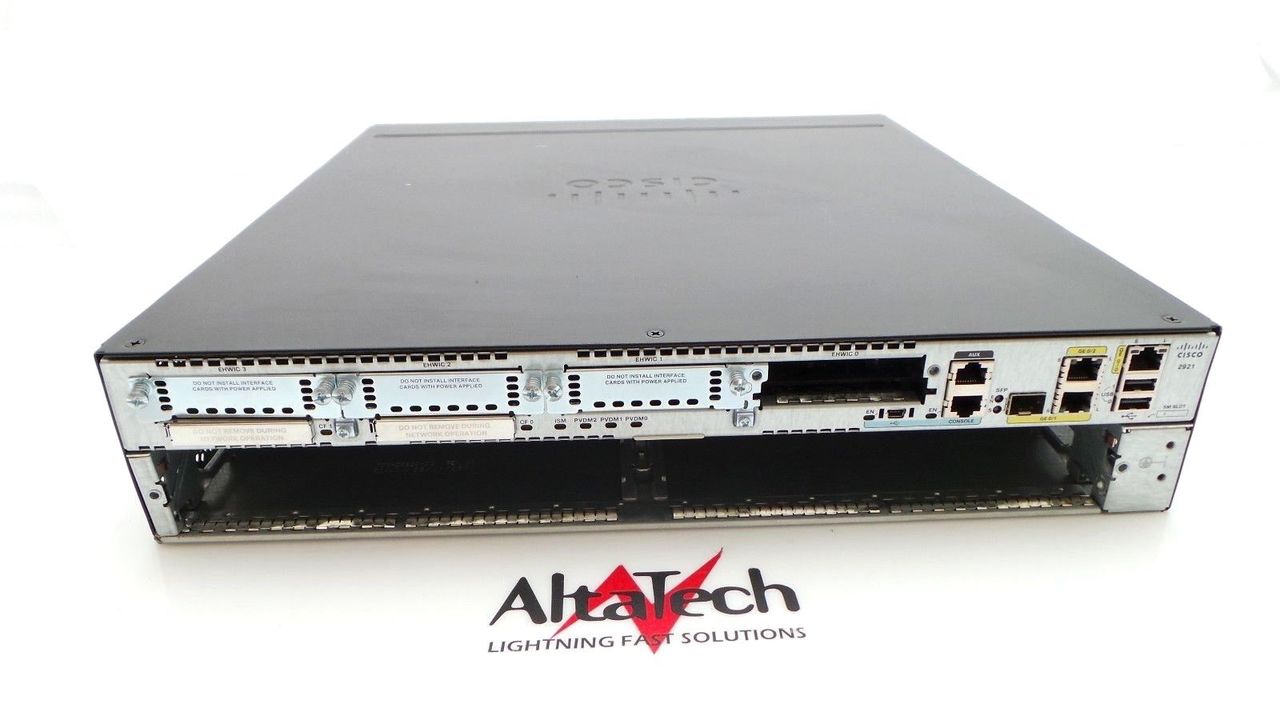 Cisco CISCO2921/K9 2900 Series 3-Port Gigabit Wired Router, Used
