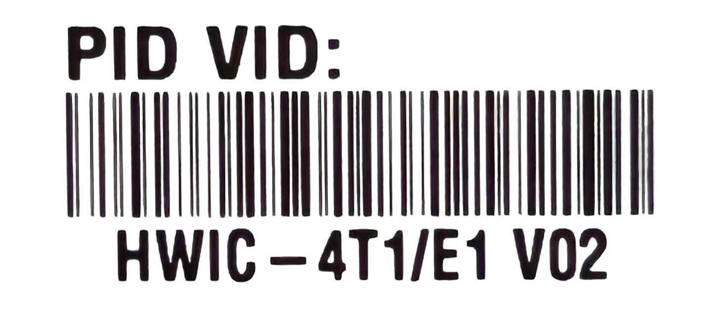 Cisco HWIC-4T1/E1 4 PORT T1/E1 HWIC, Used