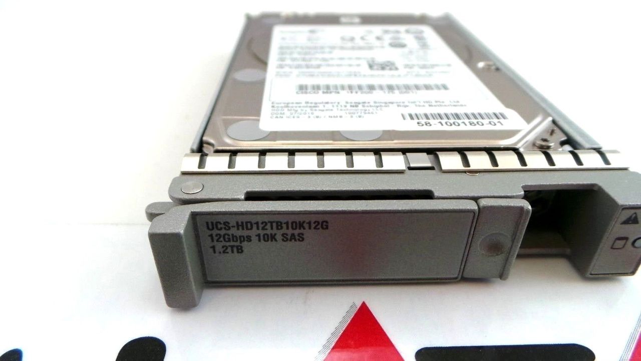 Cisco HX-HD12TB10K12G 1.2TB 10K SAS 2.5" Hard Drive, Used