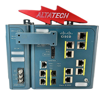 Cisco IE-3000-8TC Industrial Ethernet switch 8 X 10/100 + 2 1000/SFP, Used