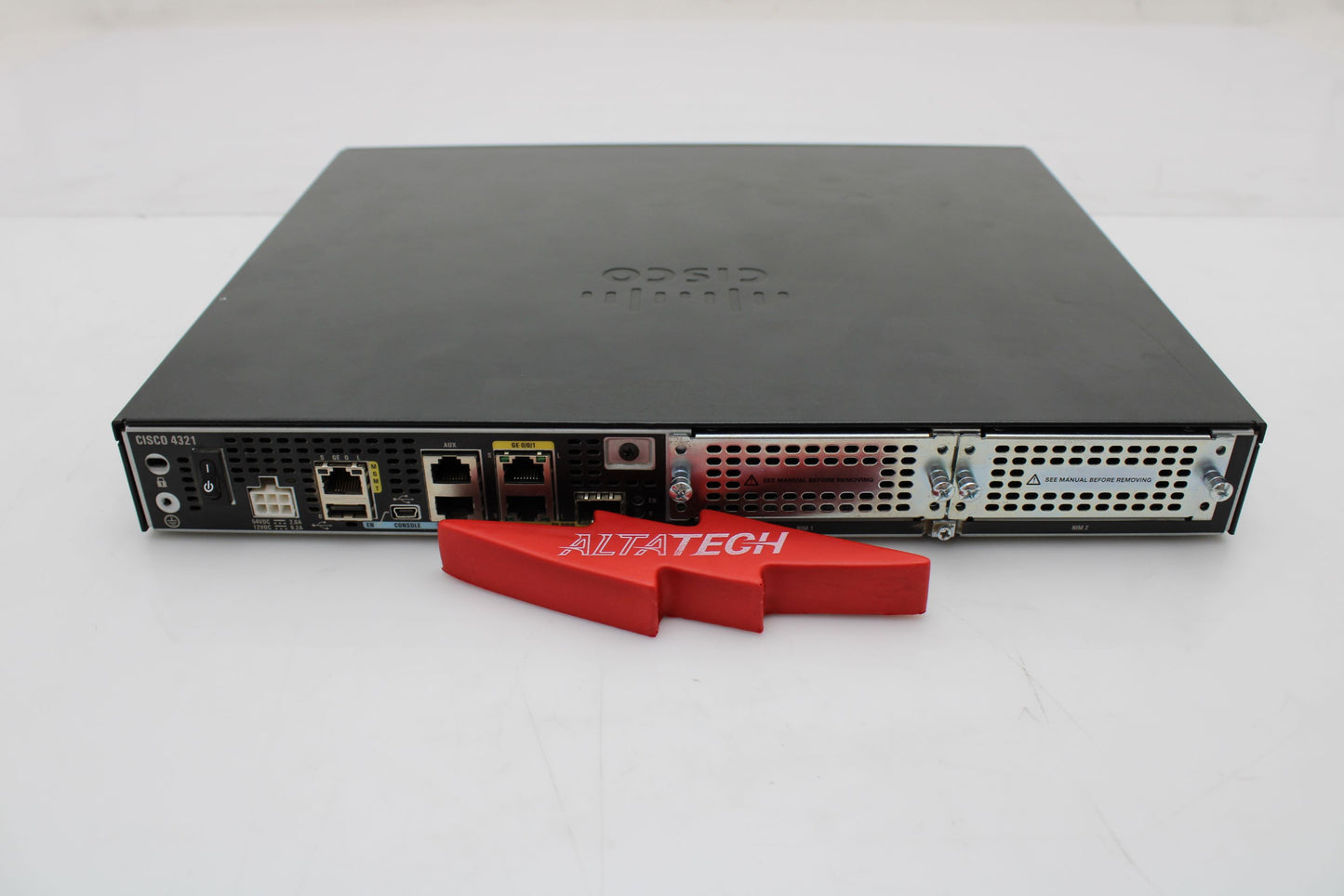 Cisco ISR4321-V/K9 Cisco ISR4321-V/K9 (2GE,2NIM,4G FLASH,4G DRAM,Voice Bundle) Router, Used