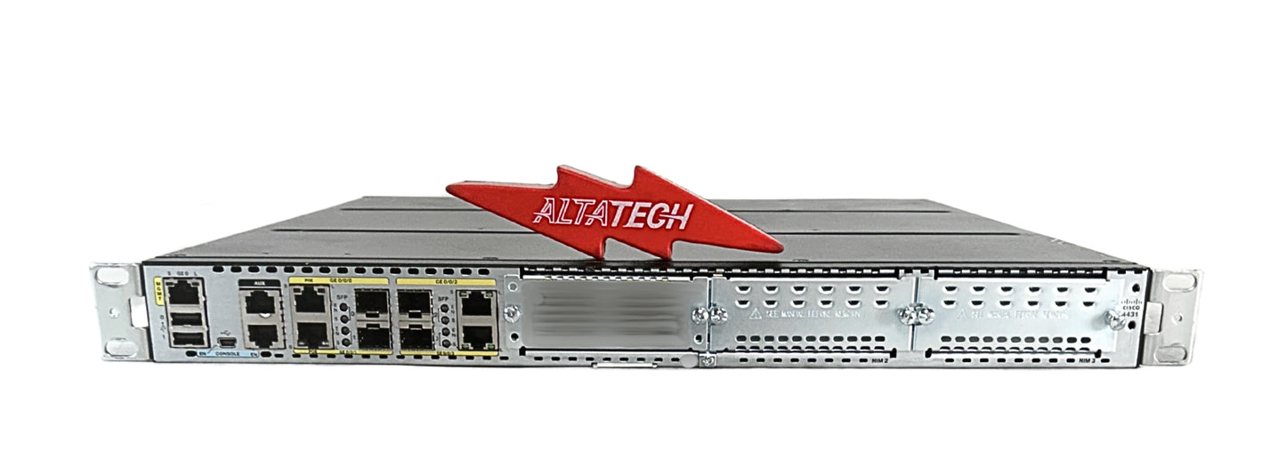 Cisco ISR4431/K9 4431,4GE,3 NIM,1 ISC,8GB/2G/4G MEM, Used