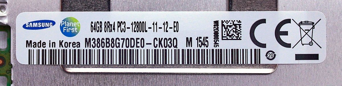 Cisco M386B8G70DE0-CK03 64GB PC3-12800L DDR3-1600 8RX4 ECC, Used