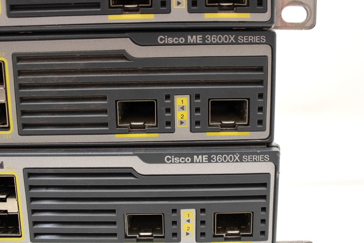 Cisco ME-3600X-24FS-M_x5 Cisco ME3600X 24 GE SFP + 2 10GE Switch, Used