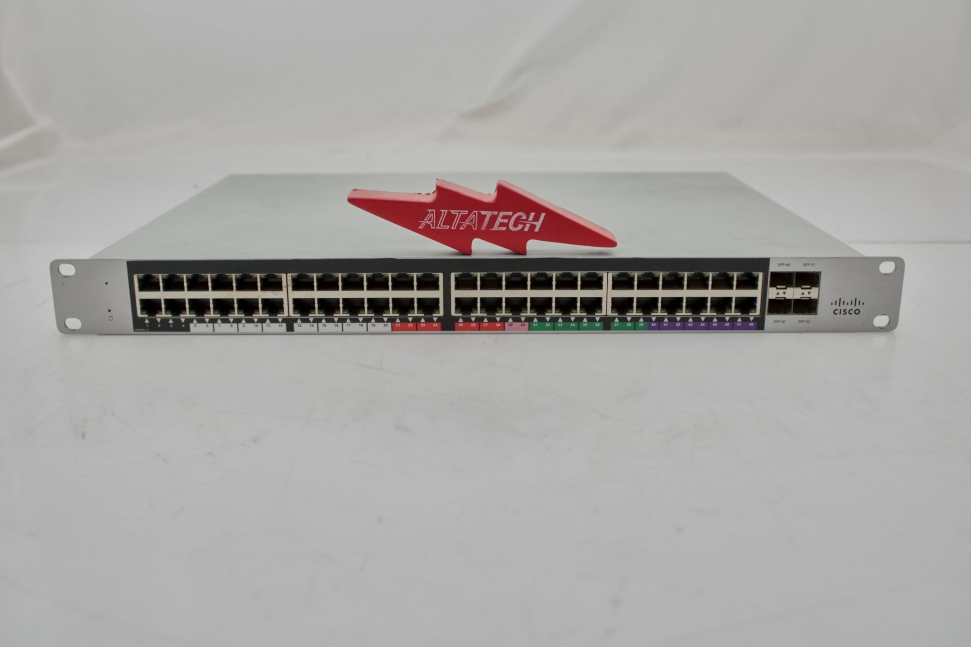 Cisco MS120-48FP UNCLAIMED Meraki PoE Switch, Used