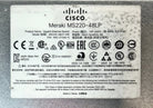 Cisco MS220-48LP-HW Meraki L2 Cloud Managed 48-Port SFP POE Switch, Used
