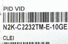Cisco N2K-C2232TM-E-10GE N2K-C2232TM-E-10GE (32X1/10GT+8X10), Used